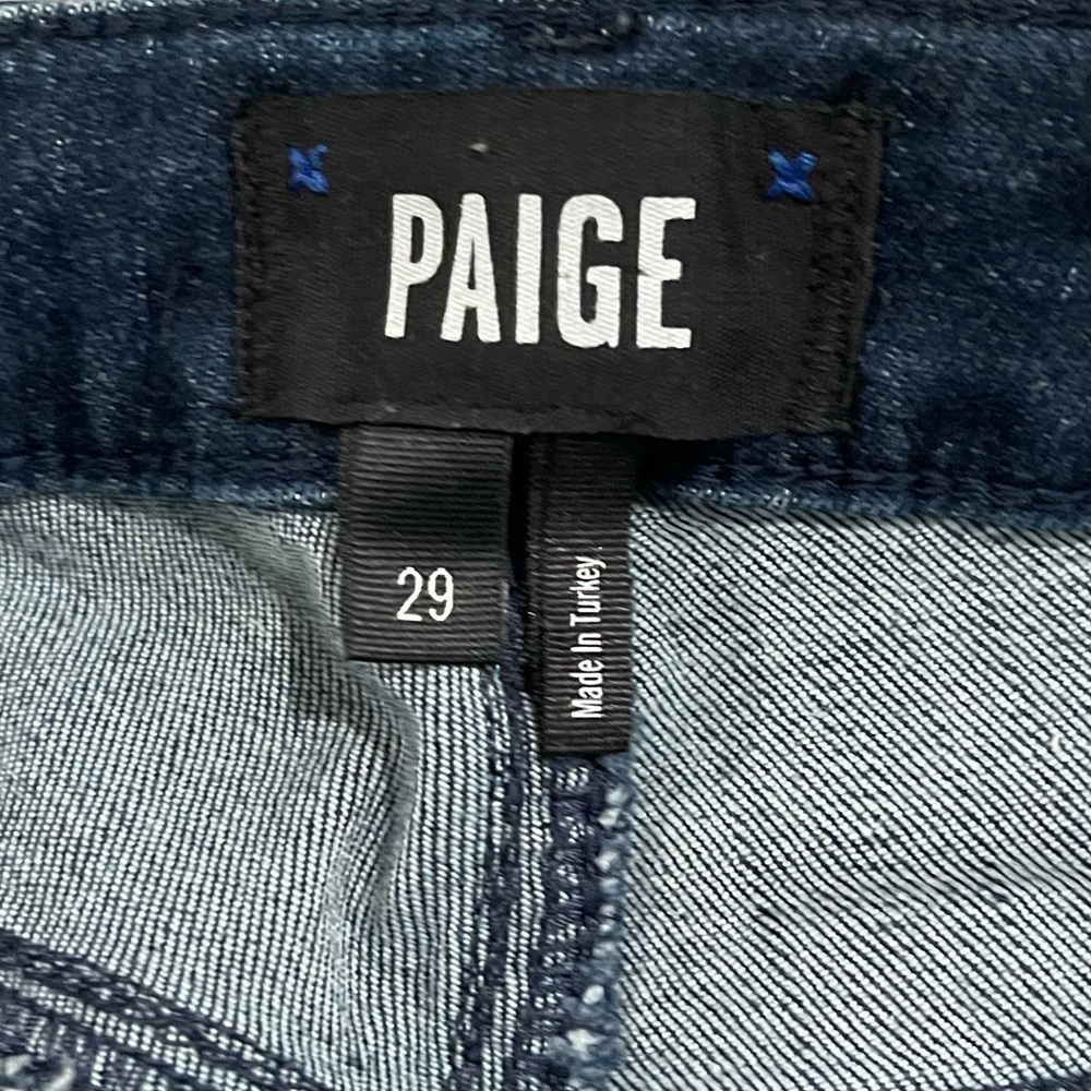 PAIGE High Rise Sarah Straight Leg Cropped - Picture 4 of 8